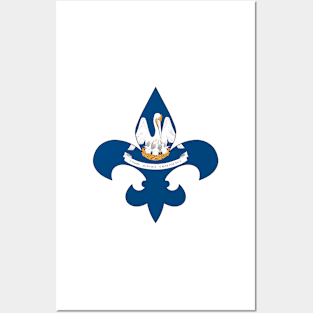 Louisiana Fleur De Lis Posters and Art